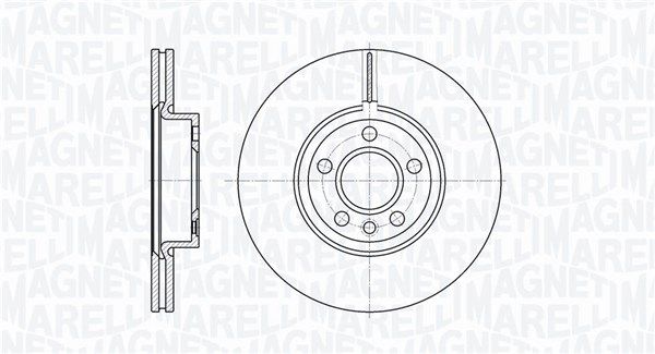 MAGNETI MARELLI stabdžių diskas 361302040490